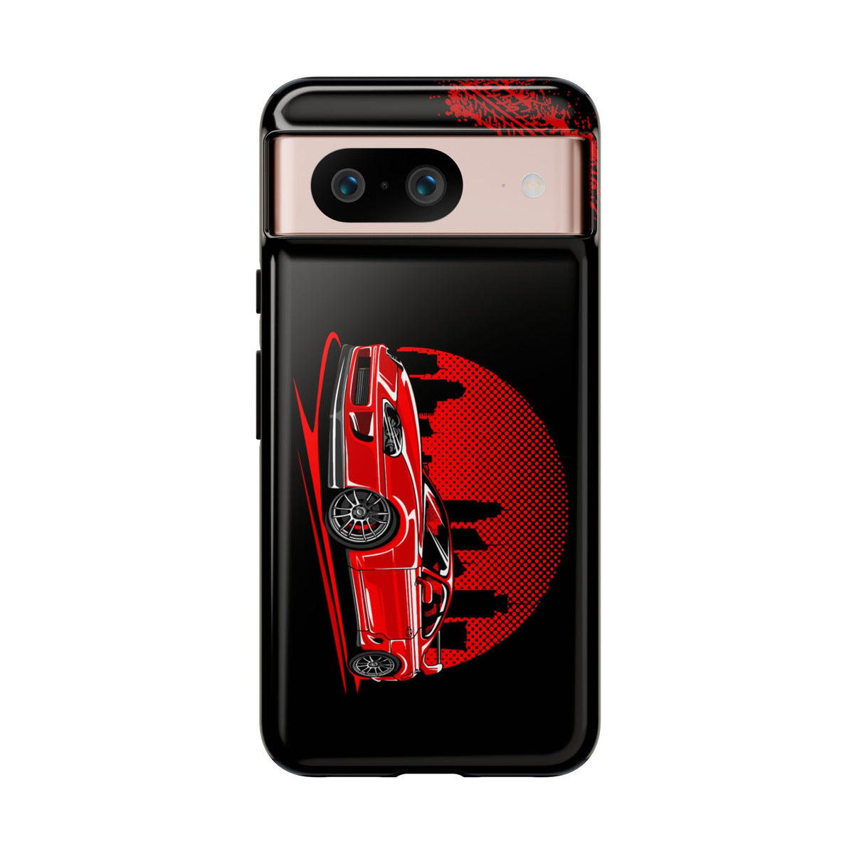 MKIV A80 Supra 2JZ Red City Tough Phone Case | JDM Car Guy Gift