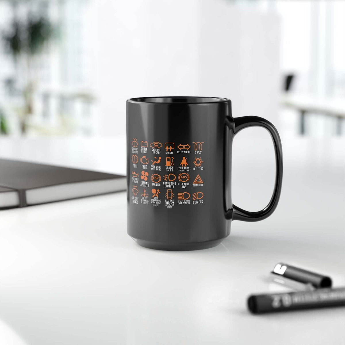 Dashboard Icons Coffee Mug mug design - petrolhead gift