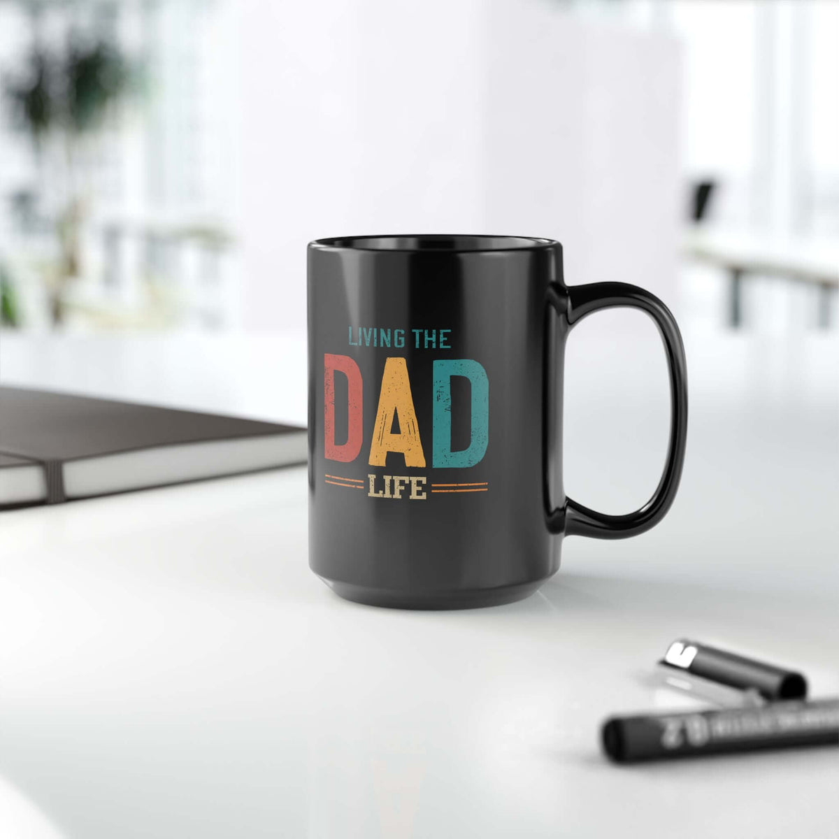 Living the Dad Life Coffee Mug mug design - petrolhead gift