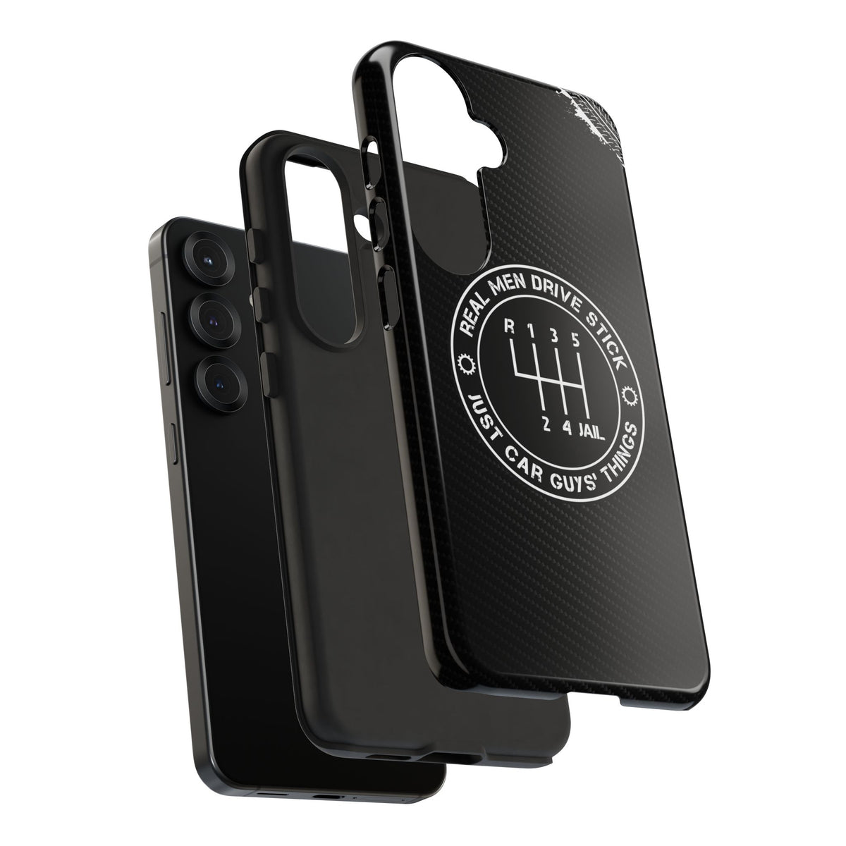 Real Men Drive Stick Manual Transmission Tough Phone Case | Car Guy Gift