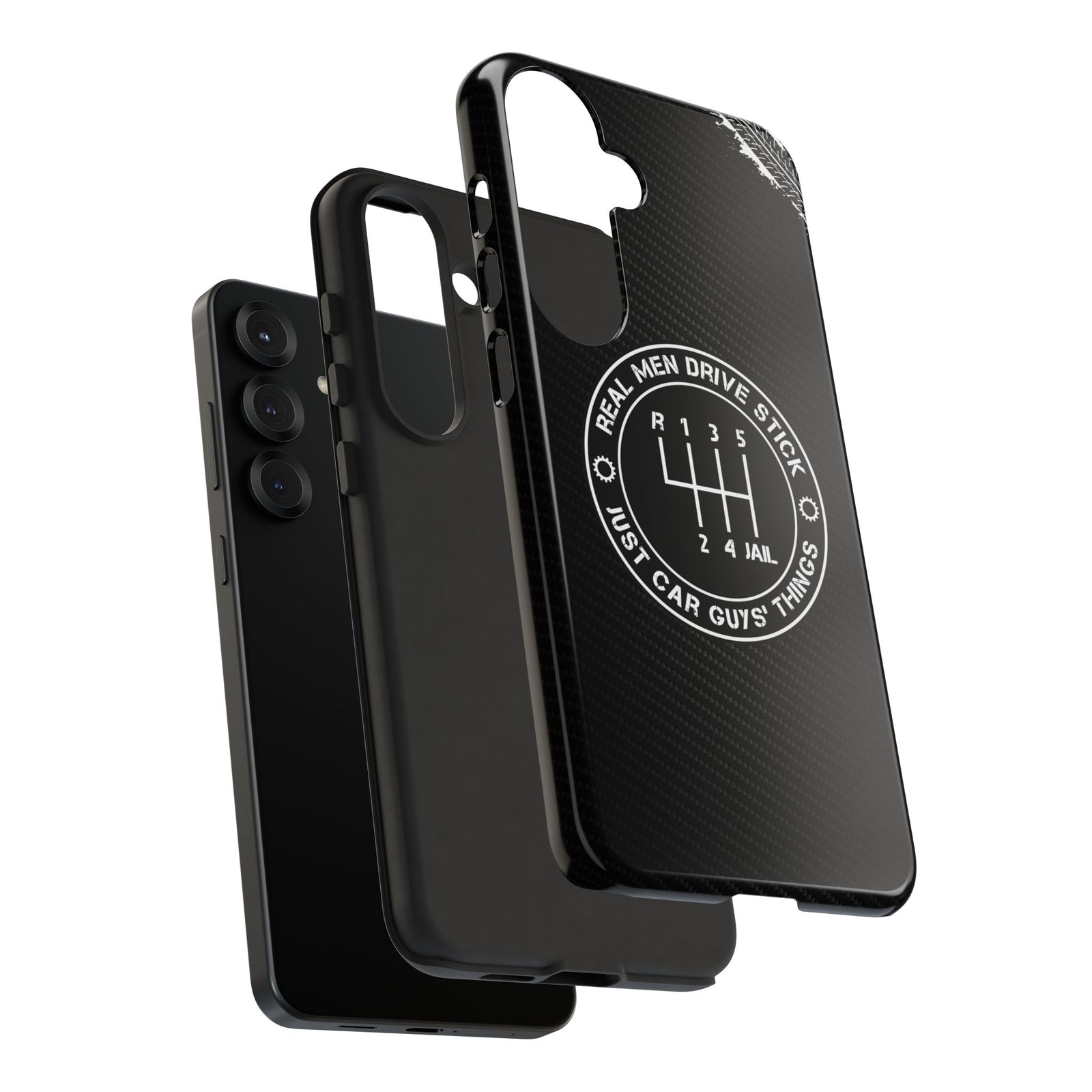 Real Men Drive Stick Manual Transmission Tough Phone Case | Car Guy Gift