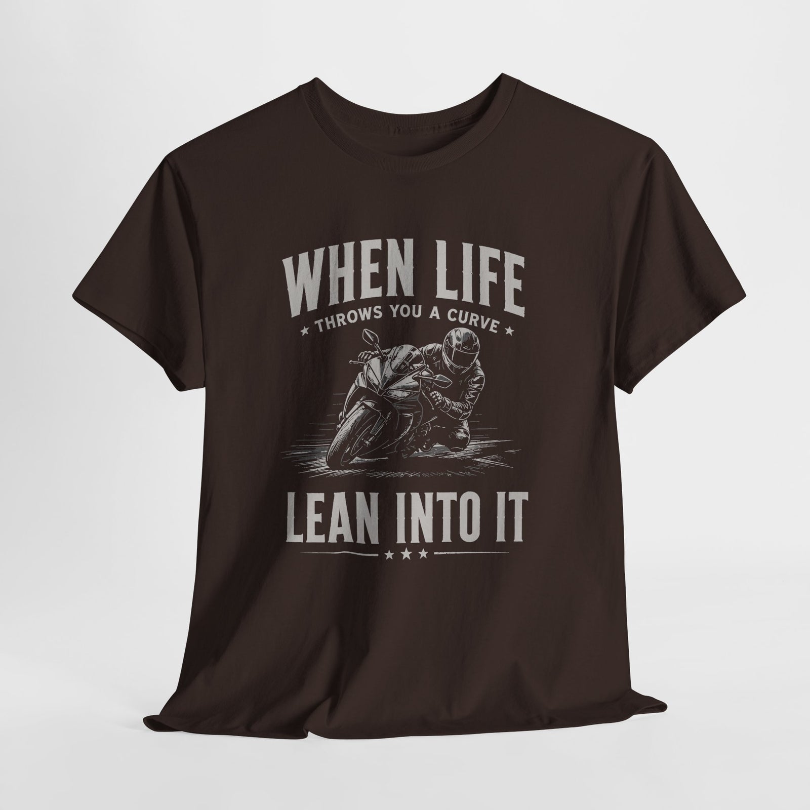 Lean Into It T-Shirt | Funny Sportbike Rider Gift Tee