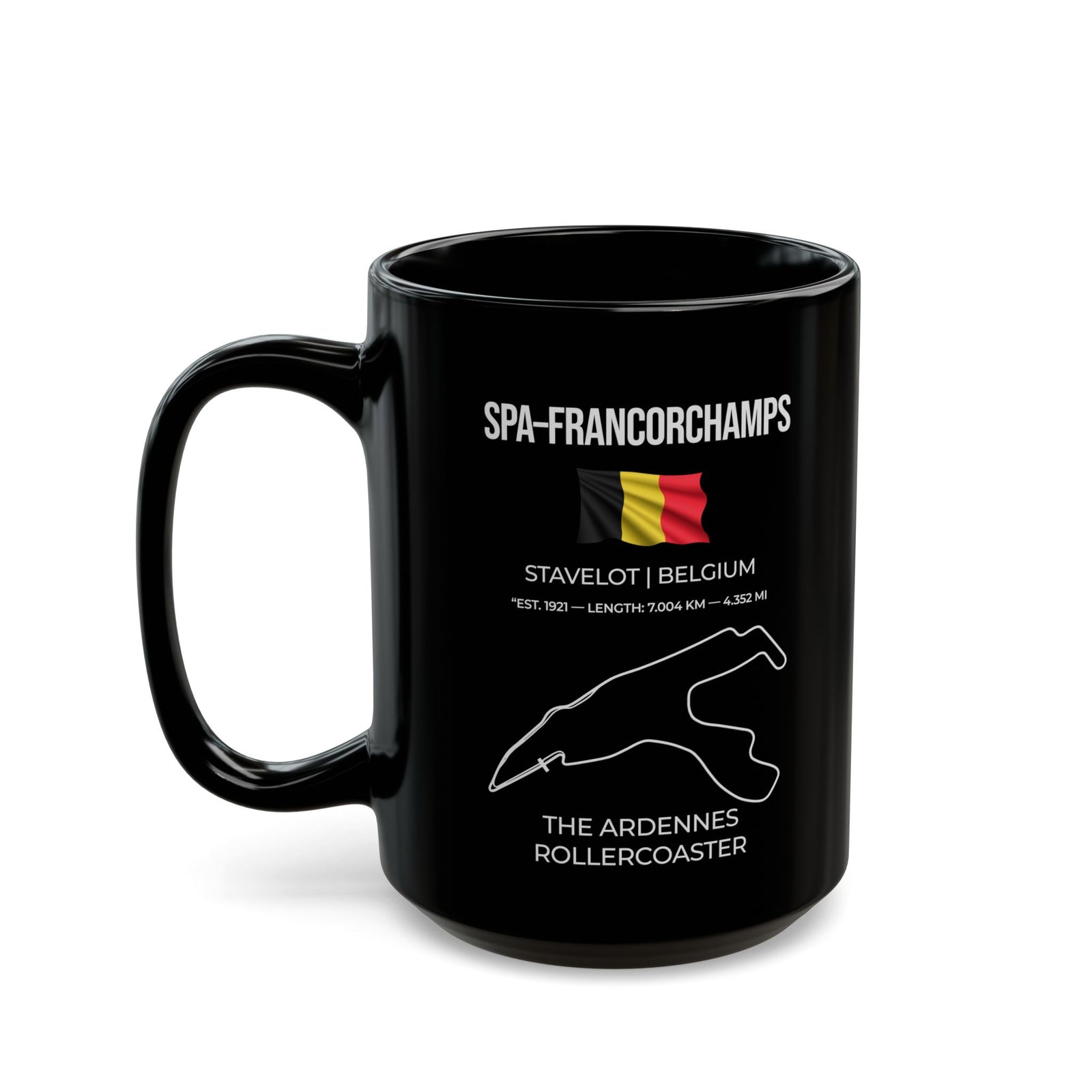 Spa-Francorchamps F1 Racing Track Mug mug - funny gift for car enthusiasts