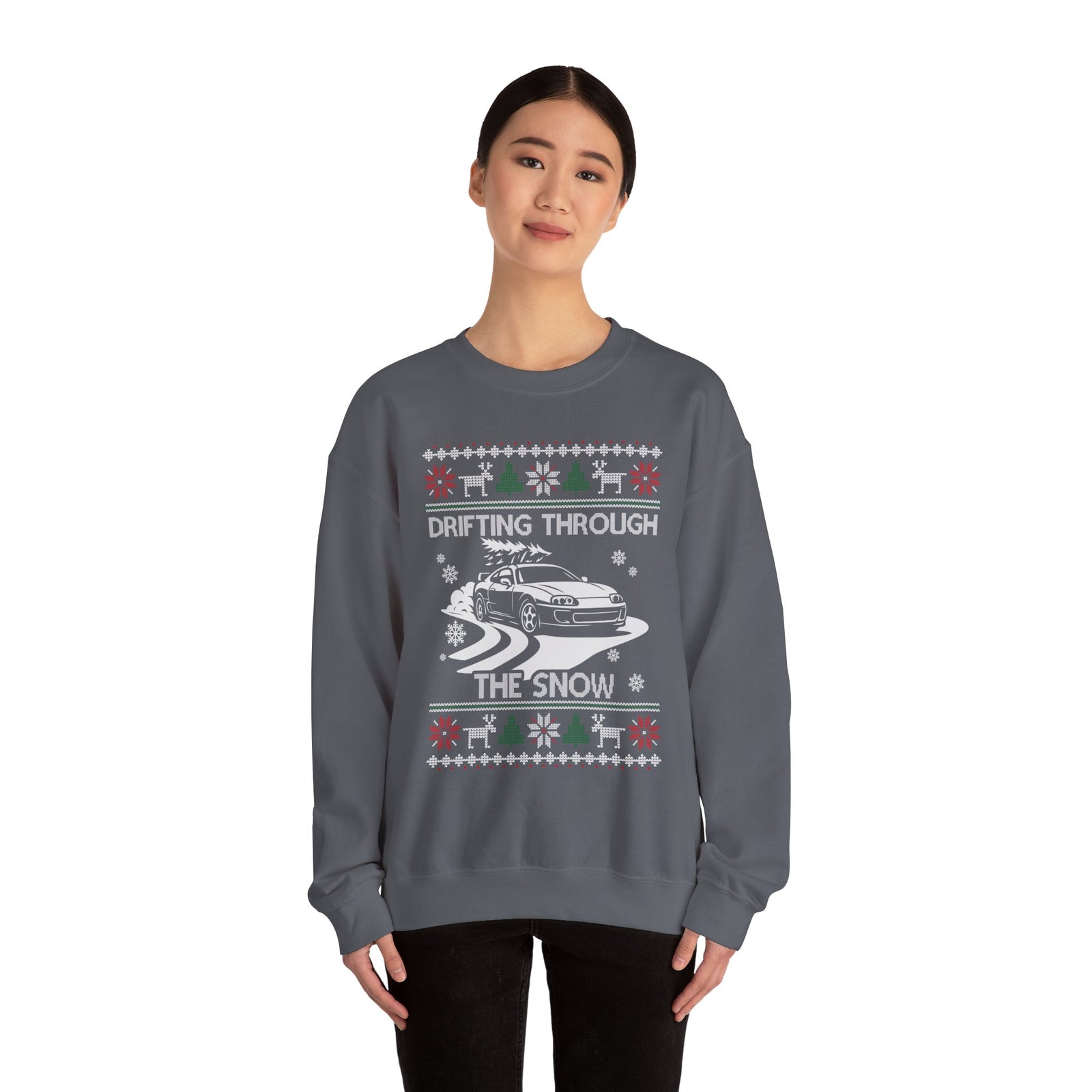 Christmas Drifting JDM Legend Crewneck Sweatshirt
