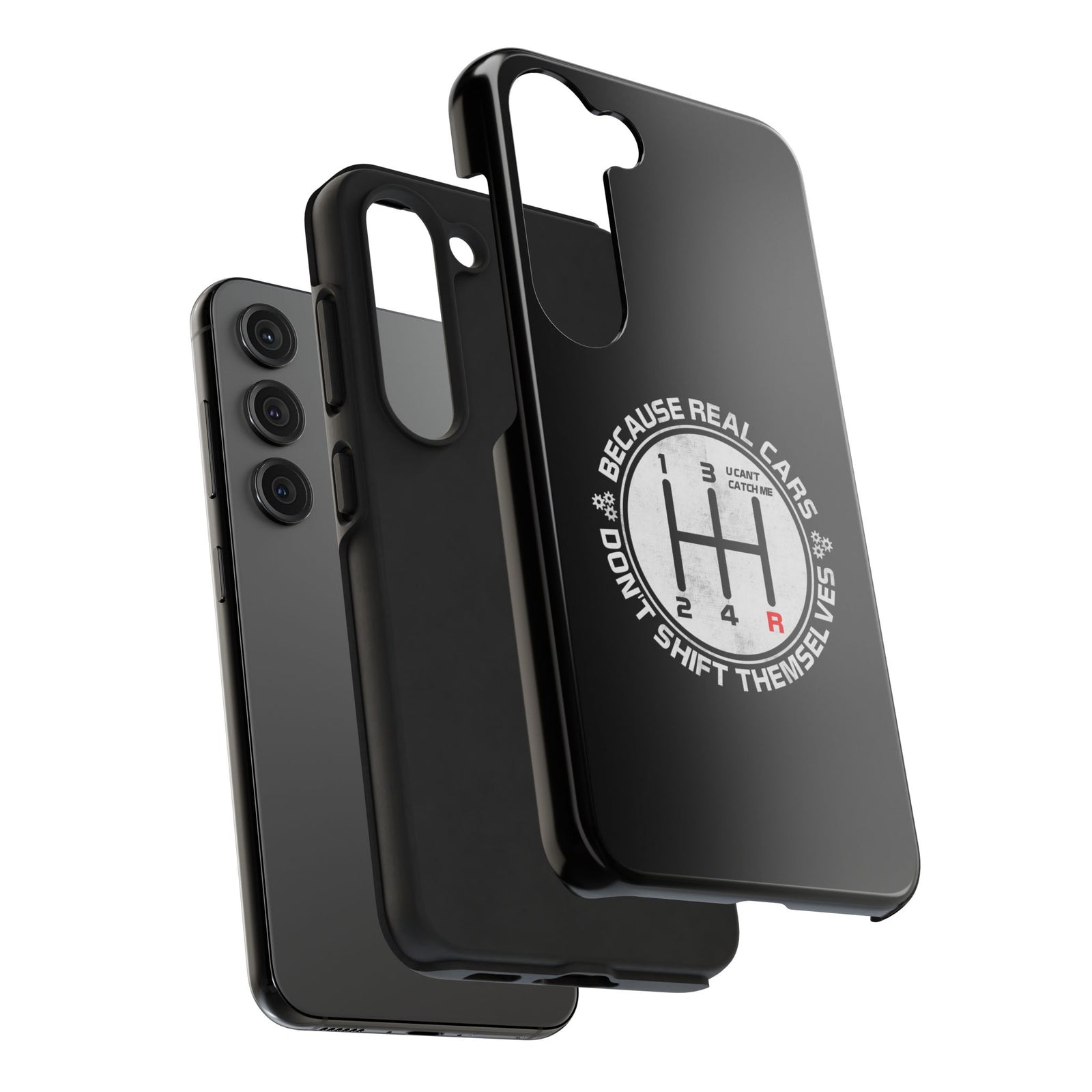 Real Cars Don't Shift Themselves Tough Phone Case | Manual Car Guy Gift