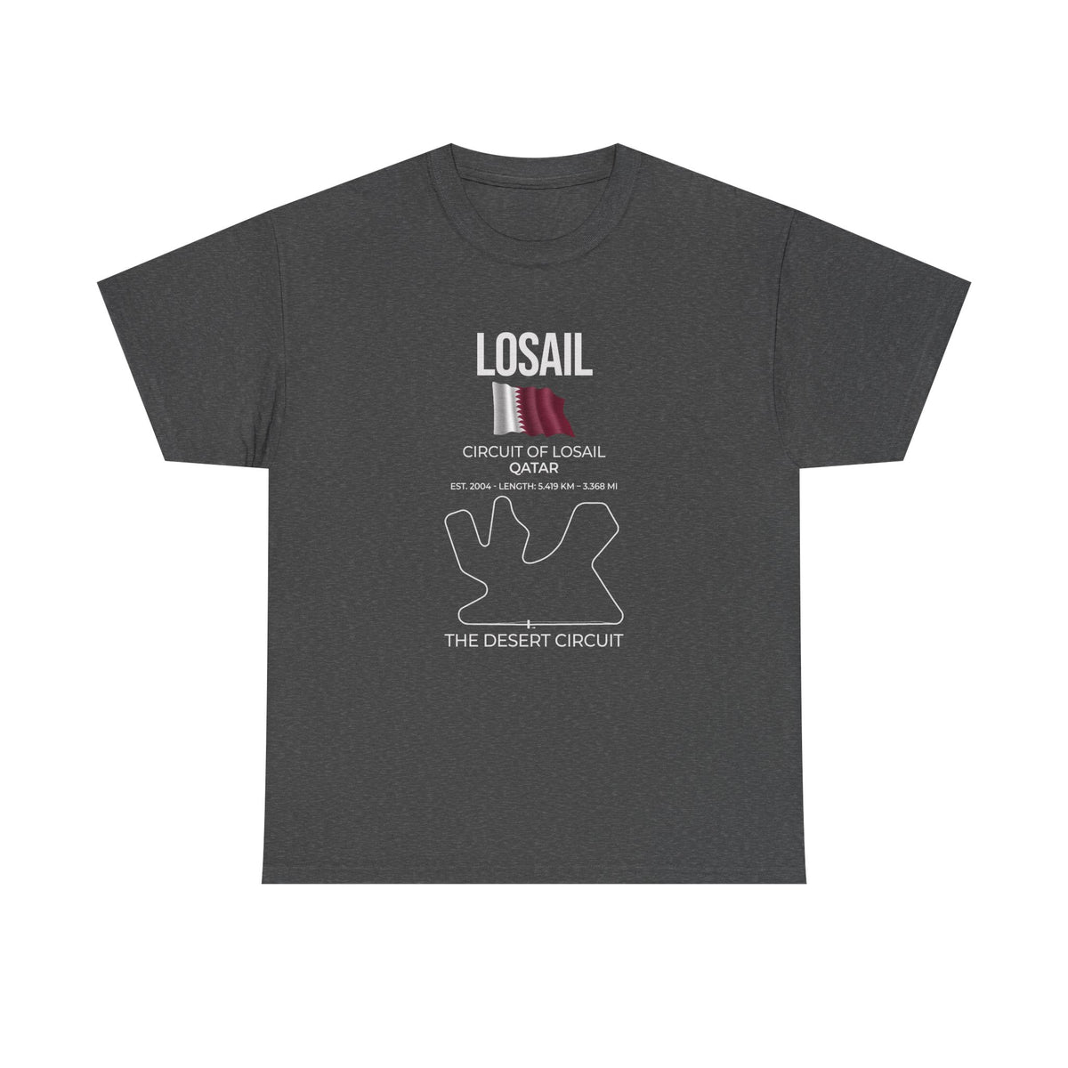 Losail Race Track T-Shirt tee - funny gift for car guys