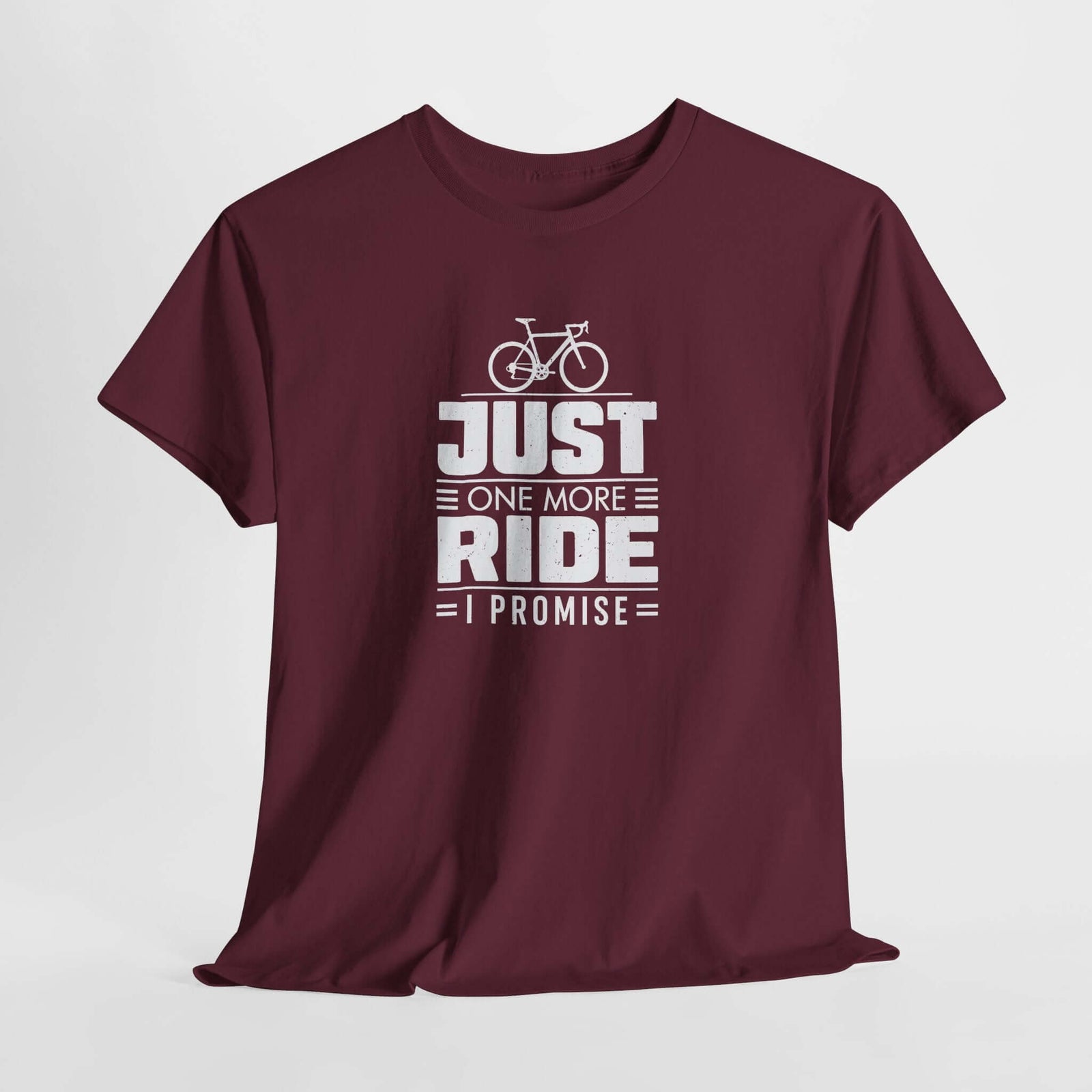 Just One More Ride shirt military green | Funny cycling shirt | 365CarMods