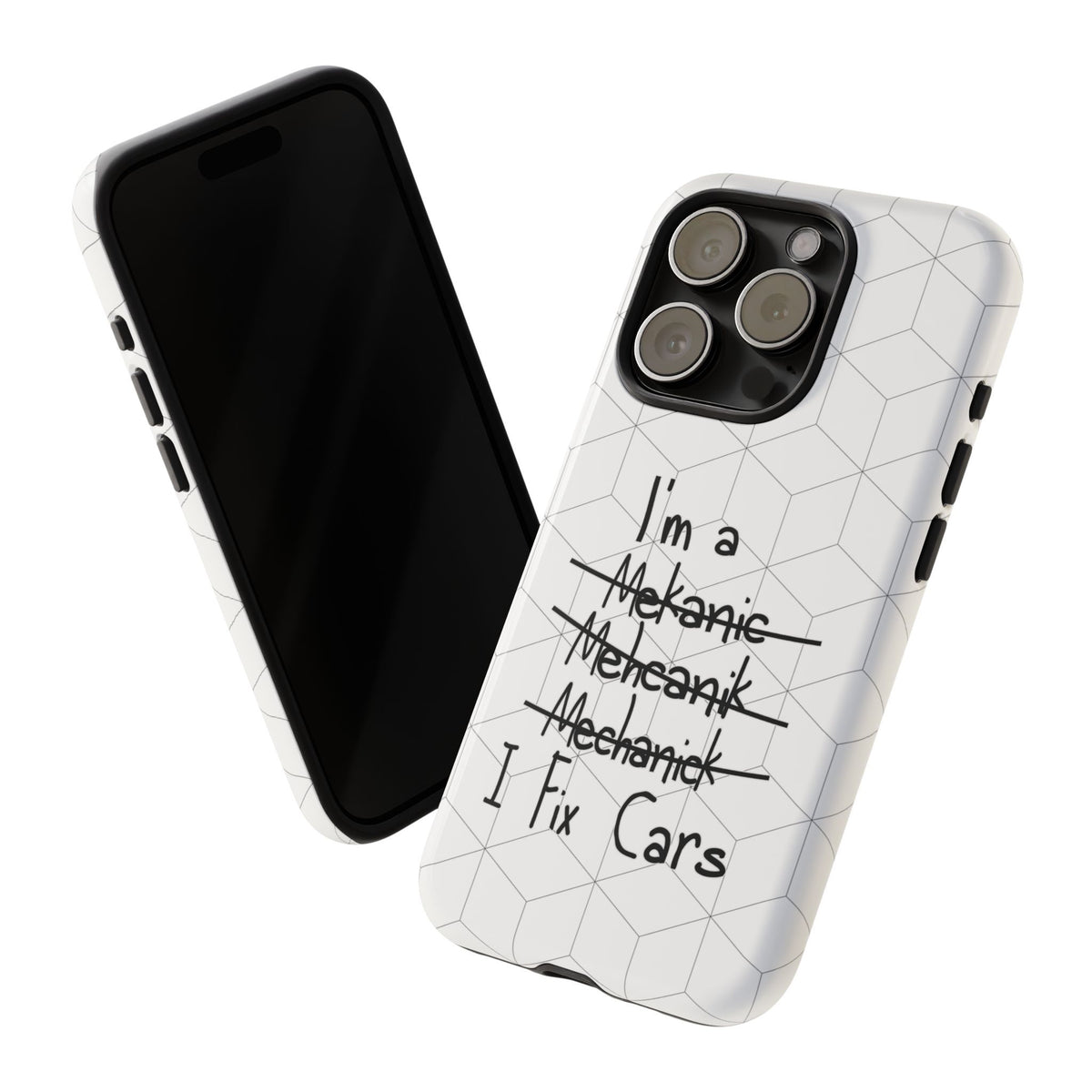 Mechanic I Fix Cars Funny Tough Phone Case | Car Guy Gift