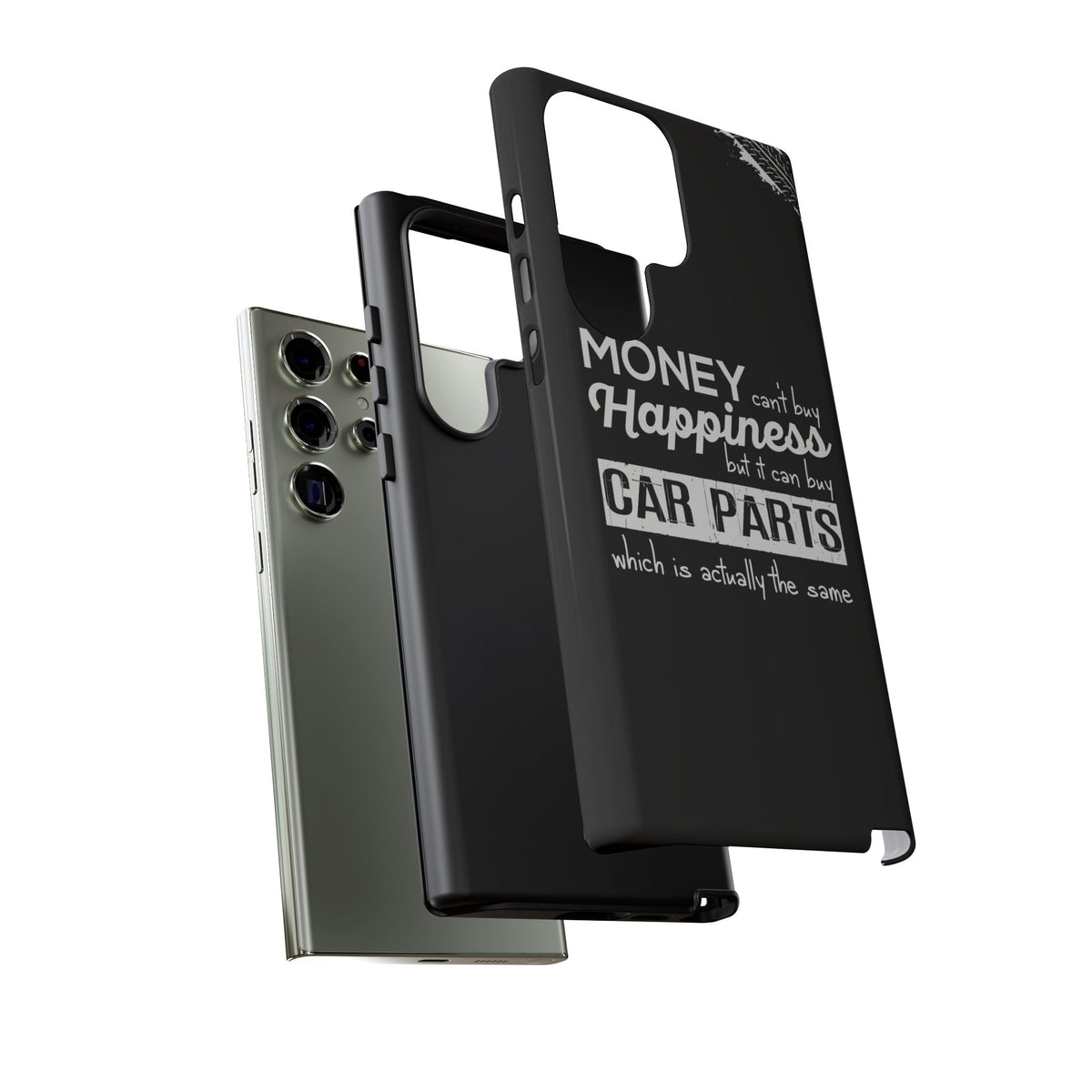 More Car Parts Equals Happiness Tough Phone Case | Car Enthusiast Gift