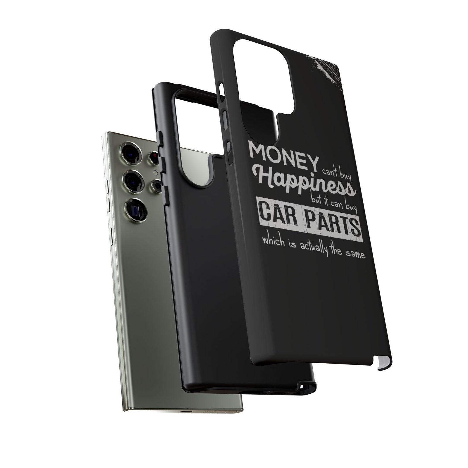 More Car Parts Equals Happiness Tough Phone Case | Car Enthusiast Gift