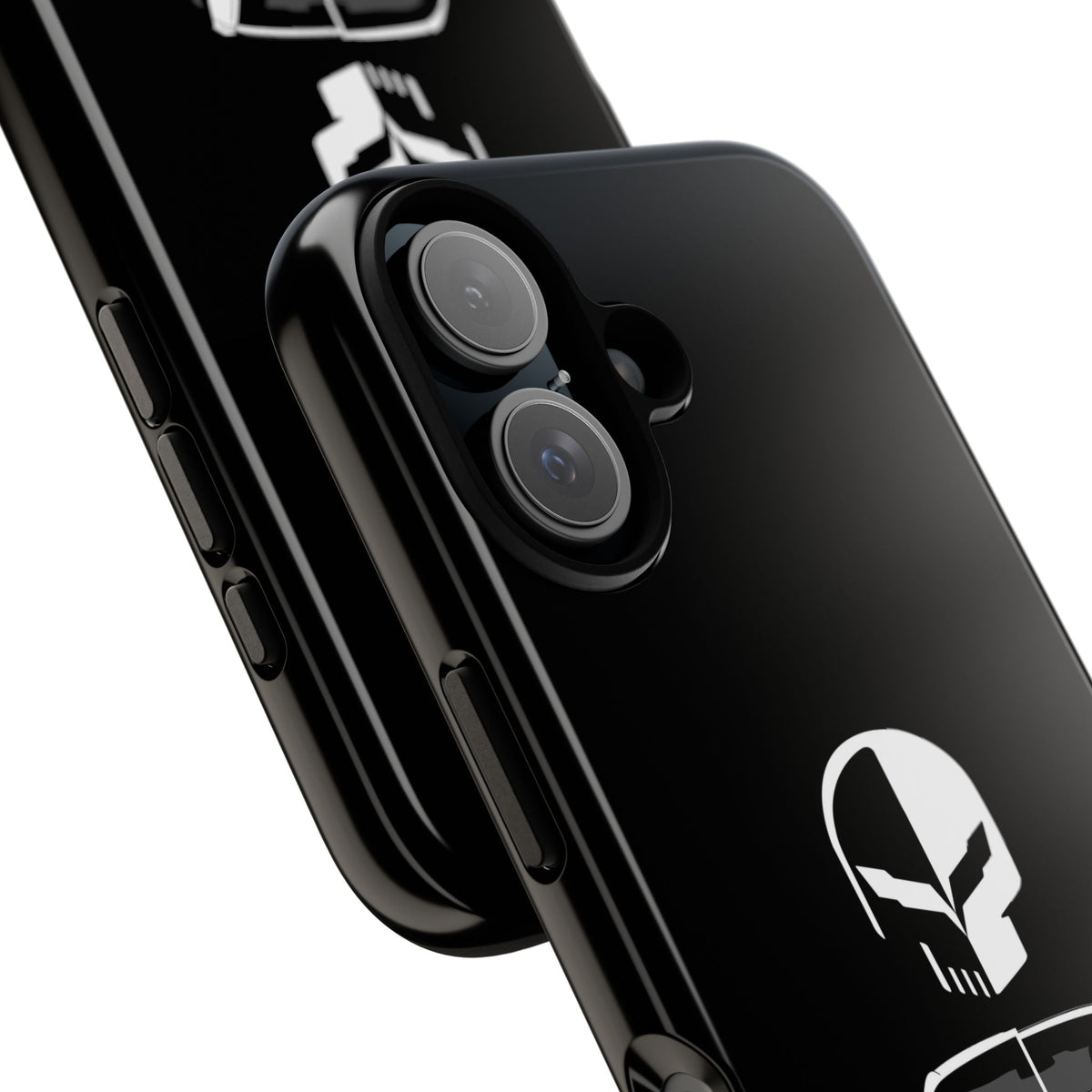 Corvette Punisher Skull Tough Phone Case | Muscle Car Guy Gift