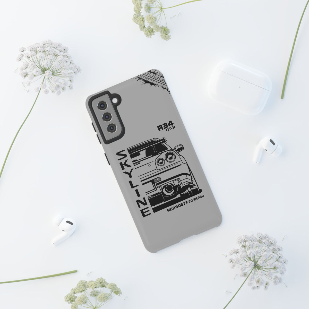 R34 Skyline GTR BNR34 Godzilla Tough Phone Case | JDM Car Gift