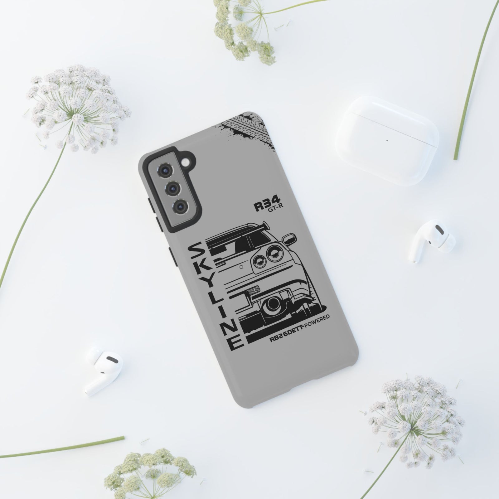 R34 Skyline GTR BNR34 Godzilla Tough Phone Case | JDM Car Gift