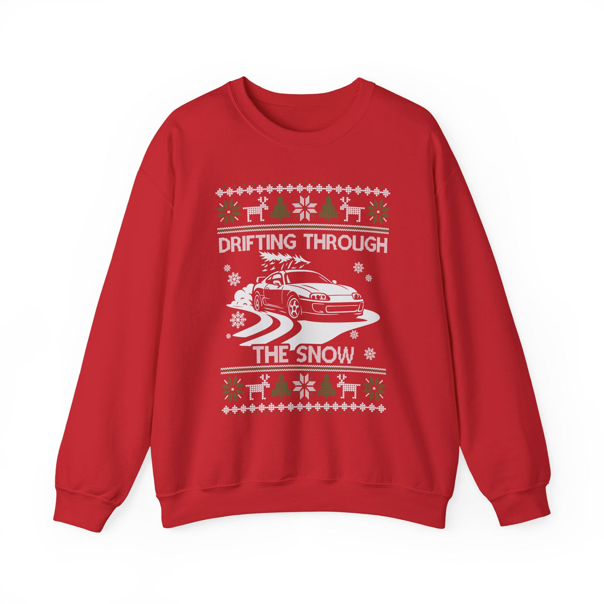 Christmas Drifting JDM Legend Crewneck Sweatshirt