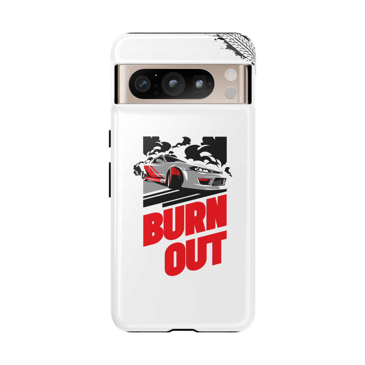 JDM Burnout Tough Car Phone Case - Google Pixel 8 Pro, glossy, front view