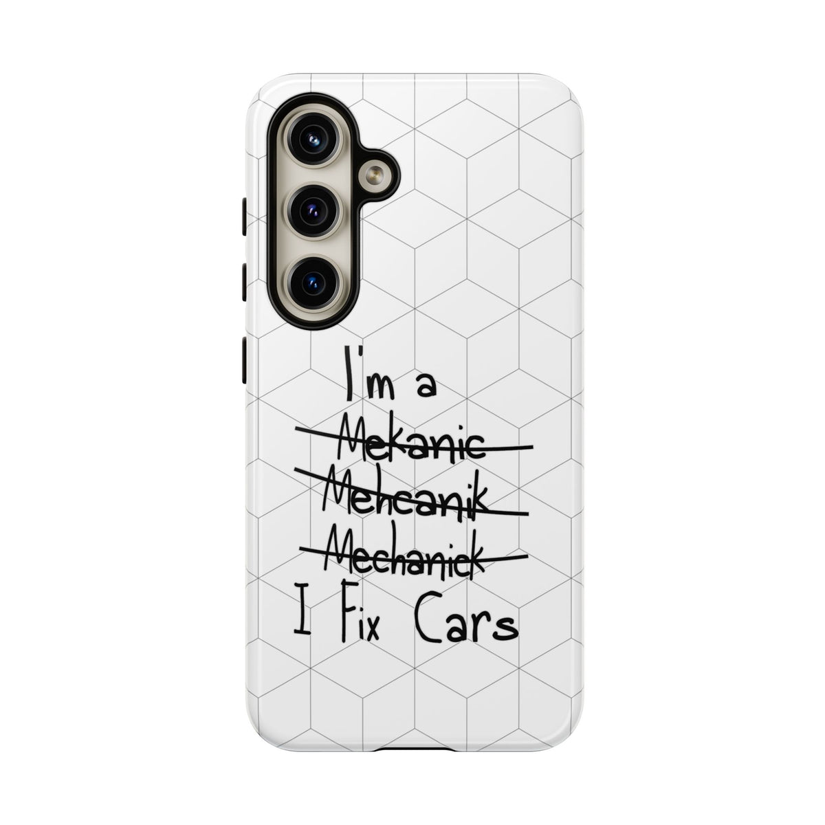 Mechanic I Fix Cars Funny Tough Phone Case | Car Guy Gift
