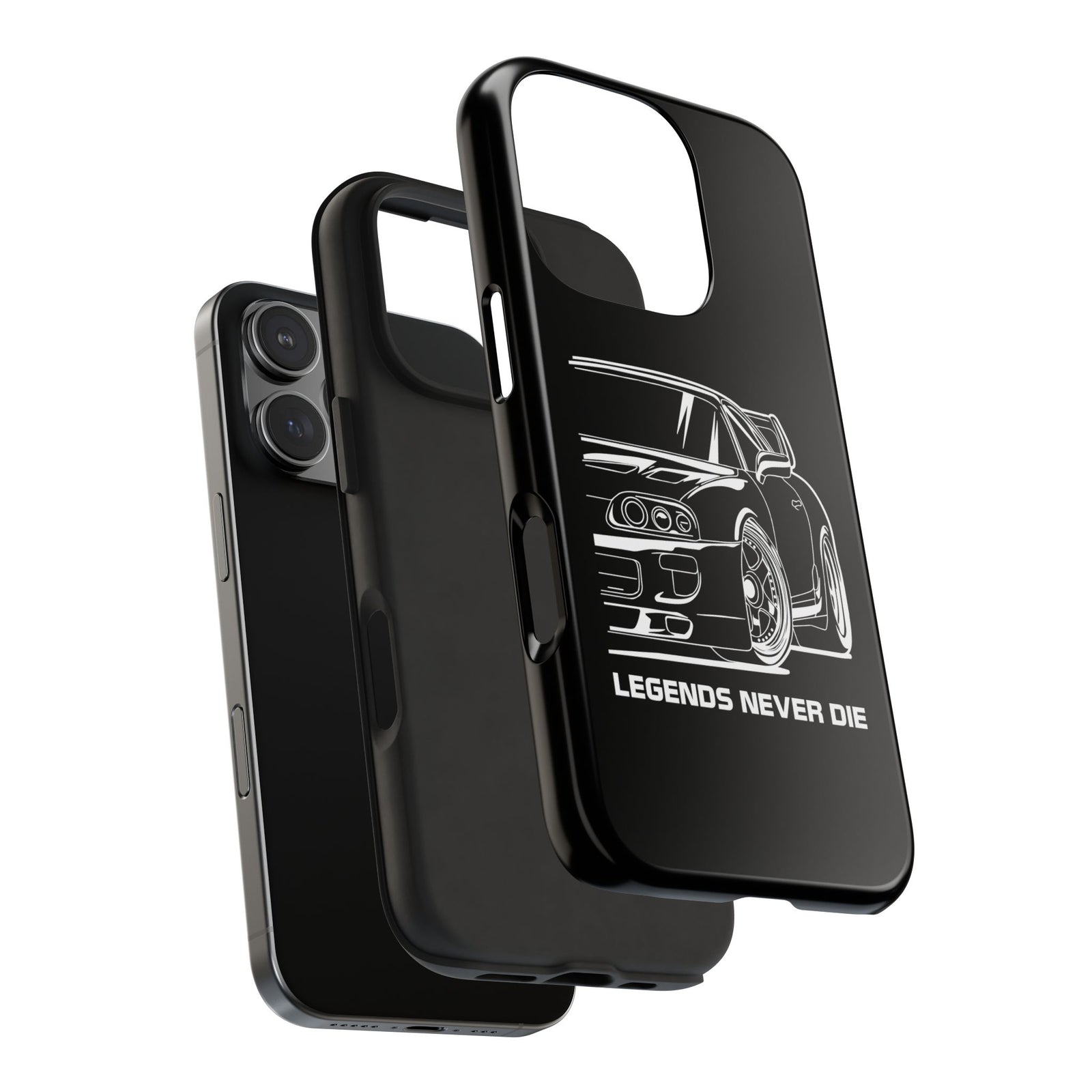 JDM Legends Never Die Phone Case | 90s JDM Car Enthusiast Gift