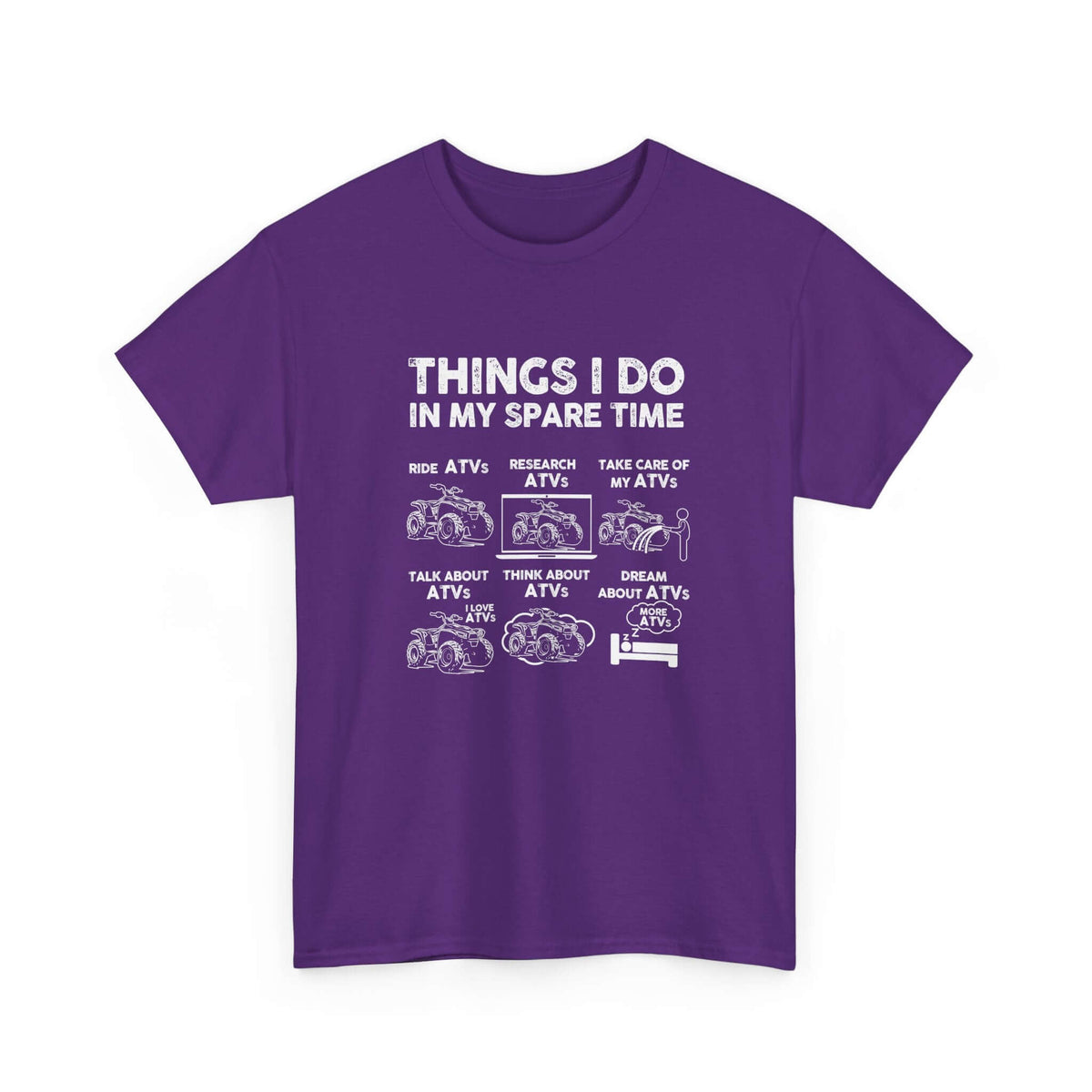 Things I Do in My Spare Time ATV T-Shirt | Quad Rider Gift