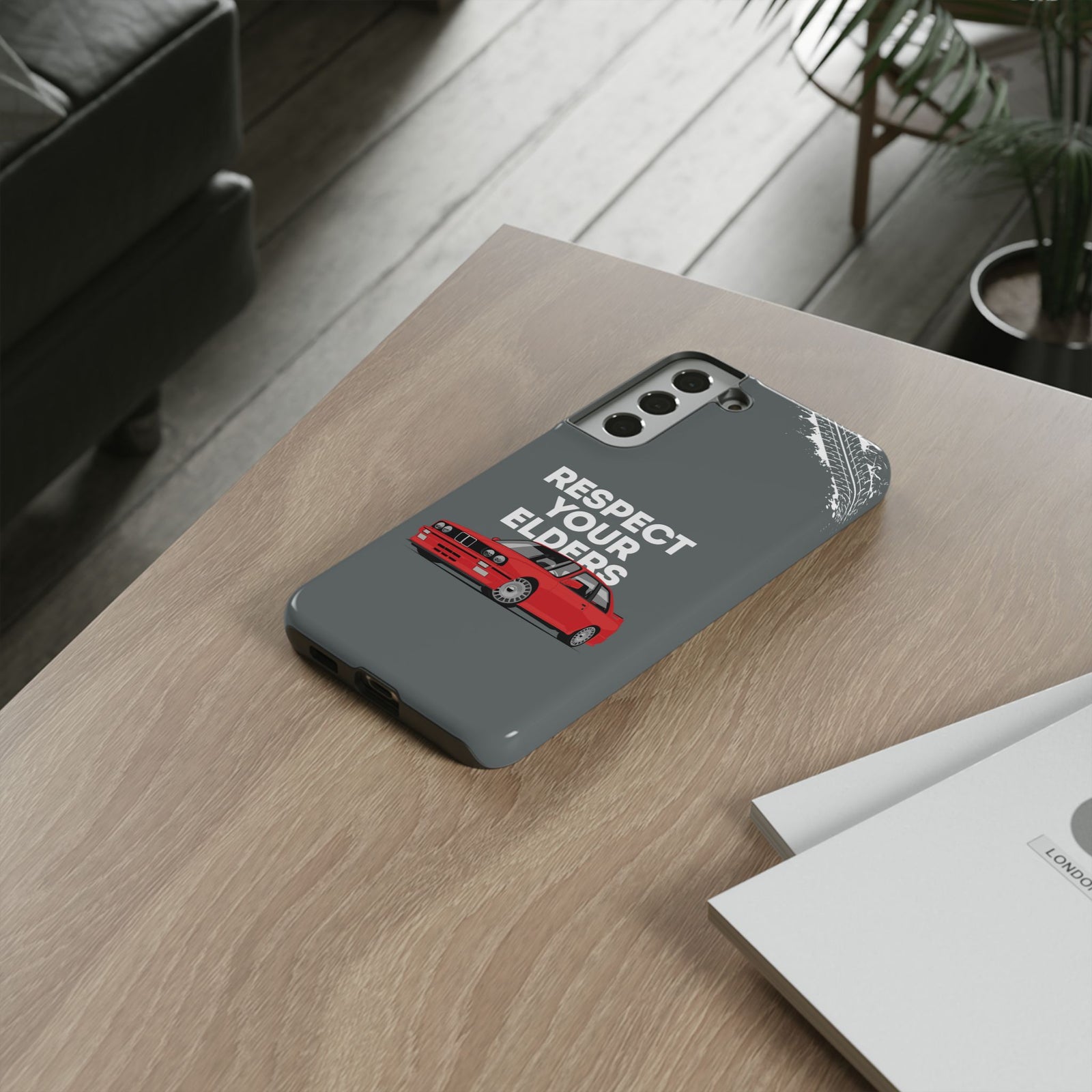 E30 M3 Respect Your Elders Tough Phone Case | Classic Car Guy Gift