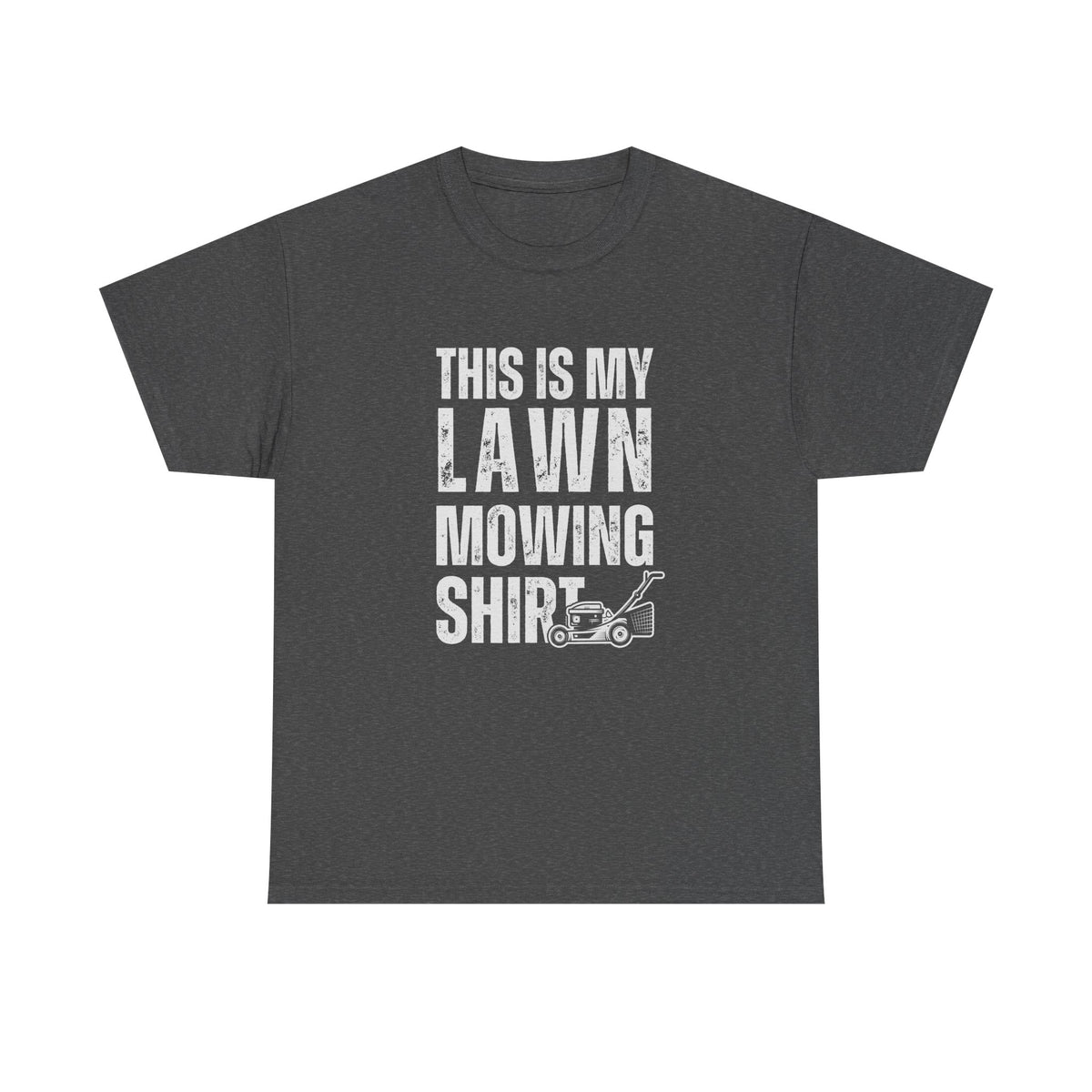 This Is My Lawn Mowing Shirt - Black
