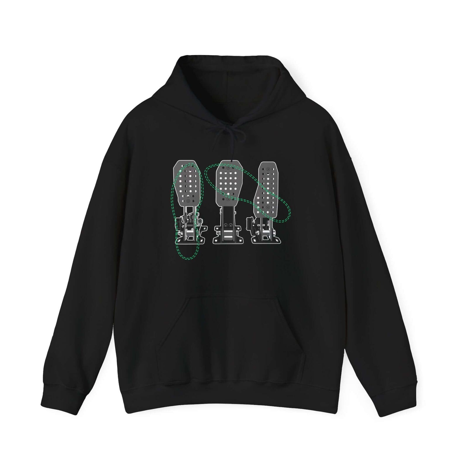 Racing Pedals hoodie - sim racing car enthusiast gift