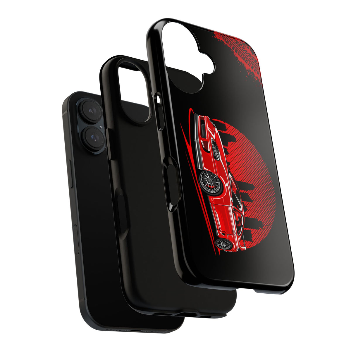 MKIV A80 Supra 2JZ Red City Tough Phone Case | JDM Car Guy Gift