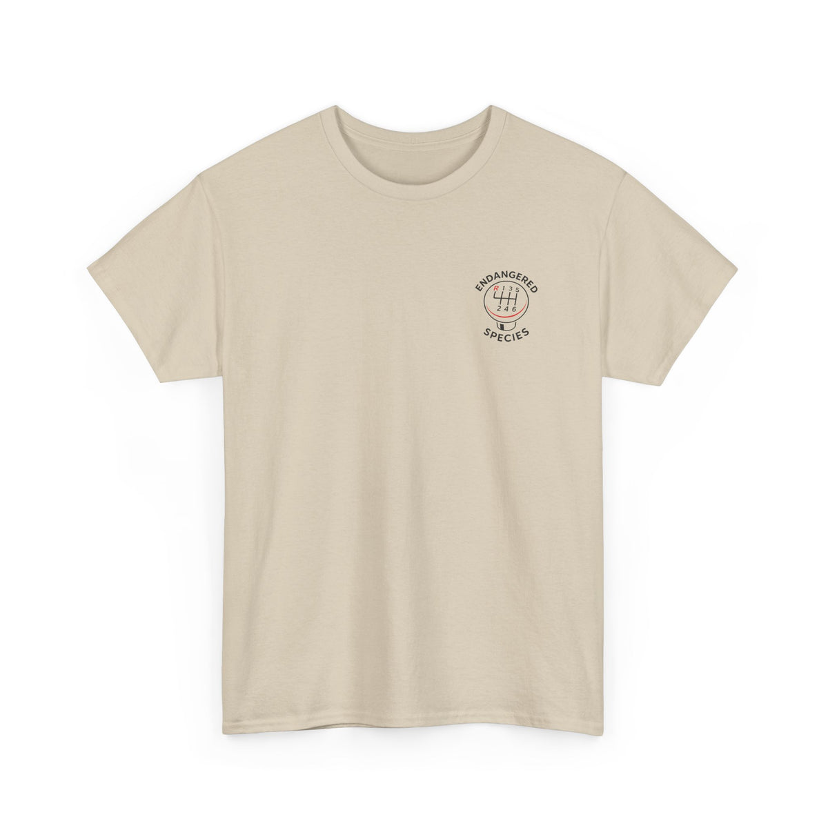 Endangered Species Stick Shift T-Shirt - Manual Driver Tee - car enthusiast t-shirt gift