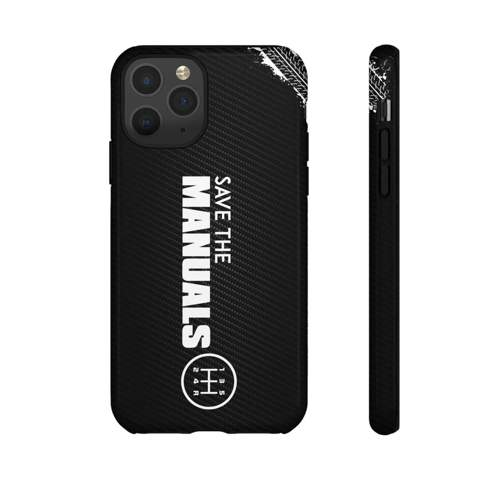Save The Manuals Tough Phone Case | Manual Transmission Car Guy Gift