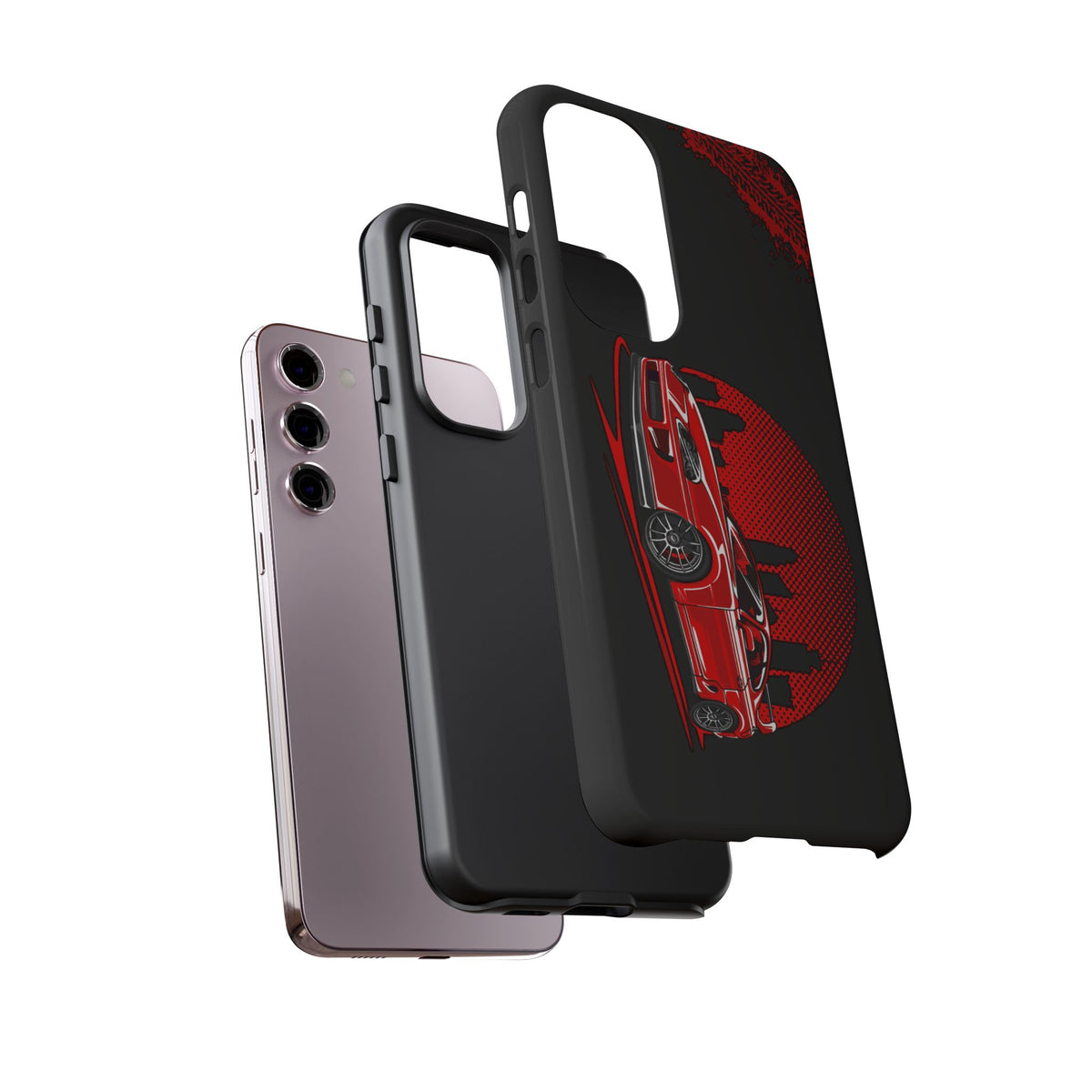 MKIV A80 Supra 2JZ Red City Tough Phone Case | JDM Car Guy Gift