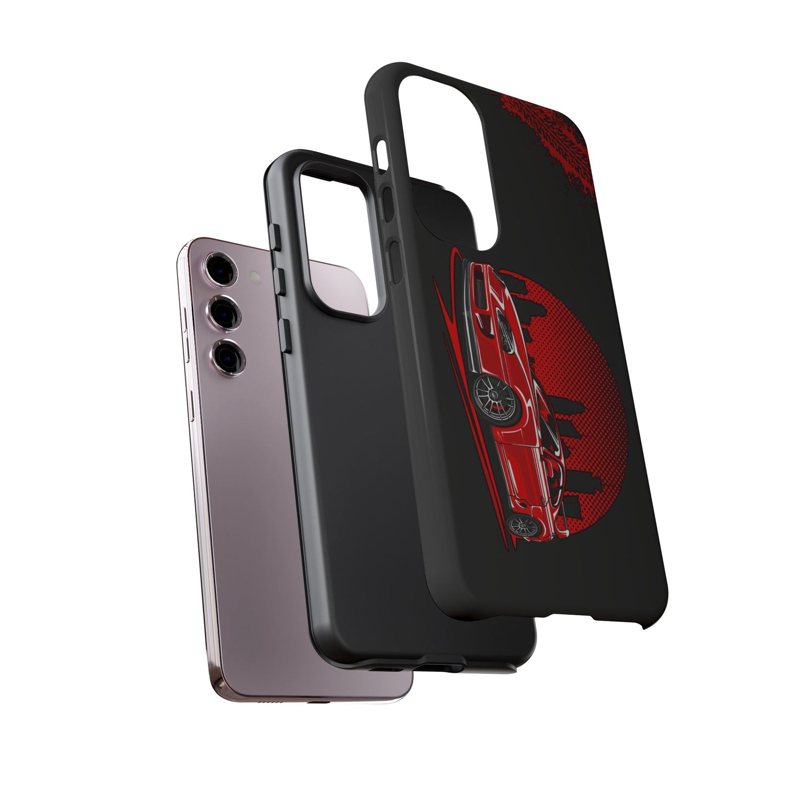 MKIV A80 Supra 2JZ Red City Tough Phone Case | JDM Car Guy Gift