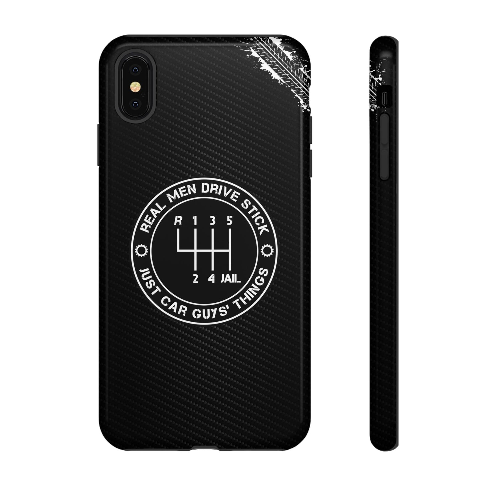 Real Men Drive Stick Manual Transmission Tough Phone Case | Car Guy Gift