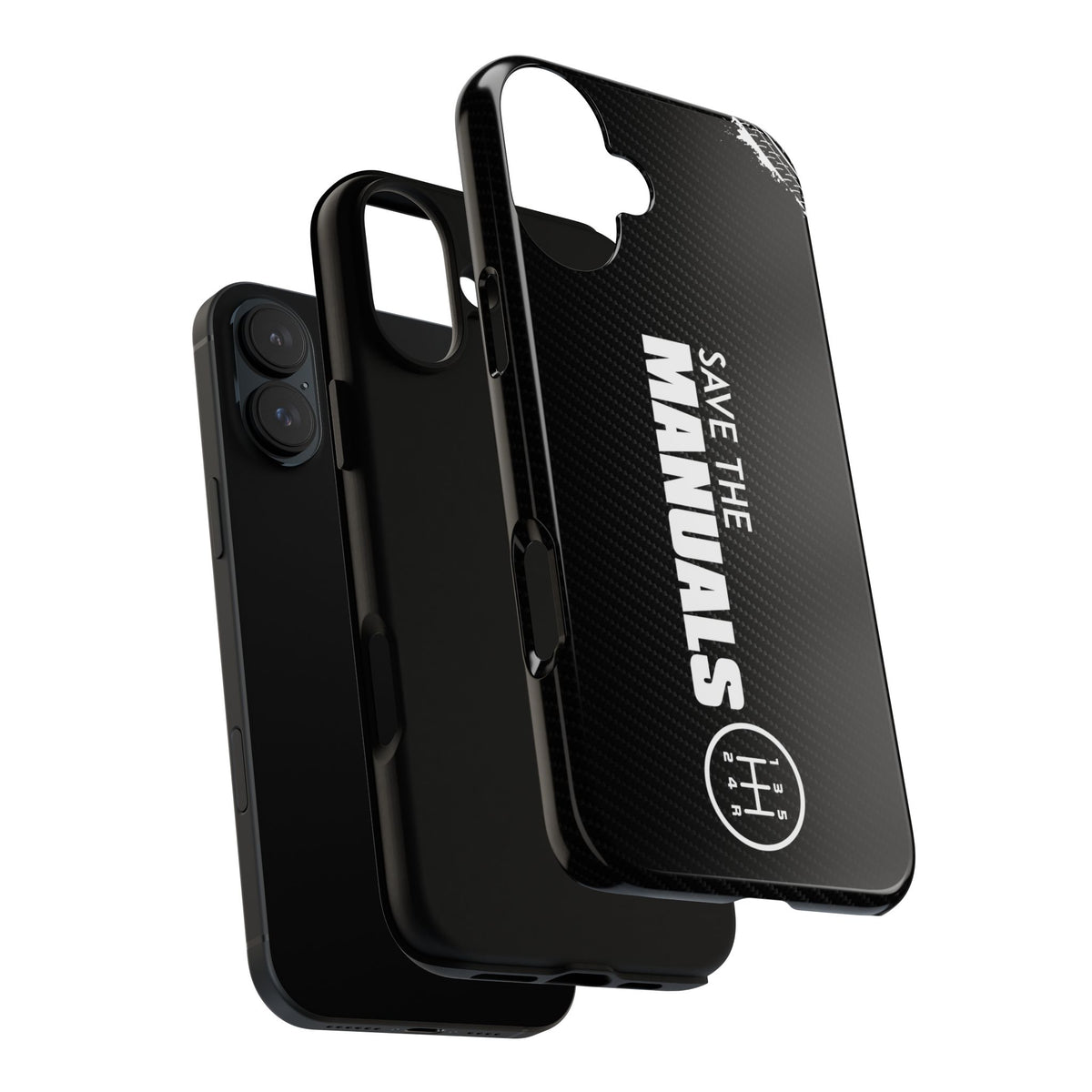 Save The Manuals Tough Phone Case | Manual Transmission Car Guy Gift