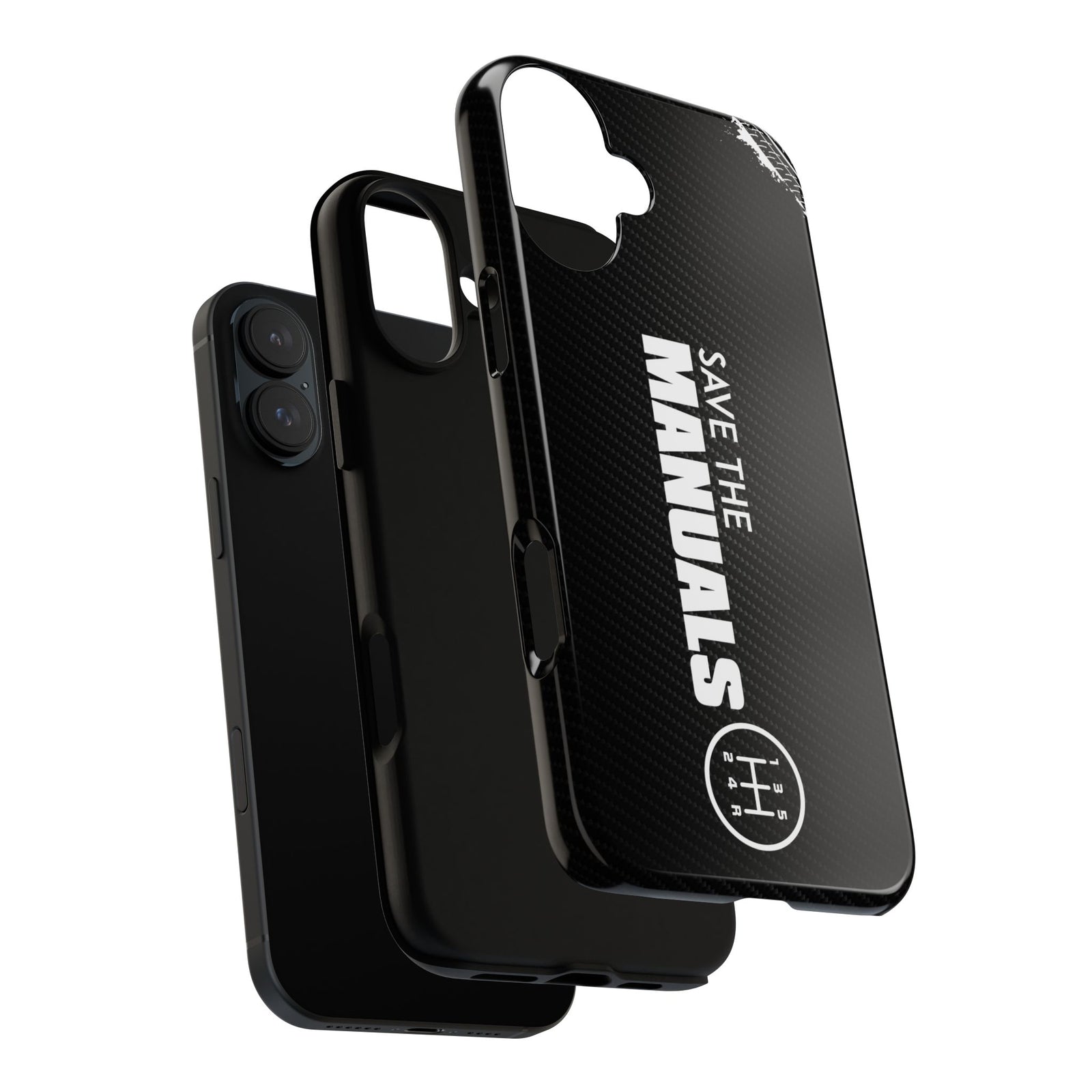 Save The Manuals Tough Phone Case | Manual Transmission Car Guy Gift