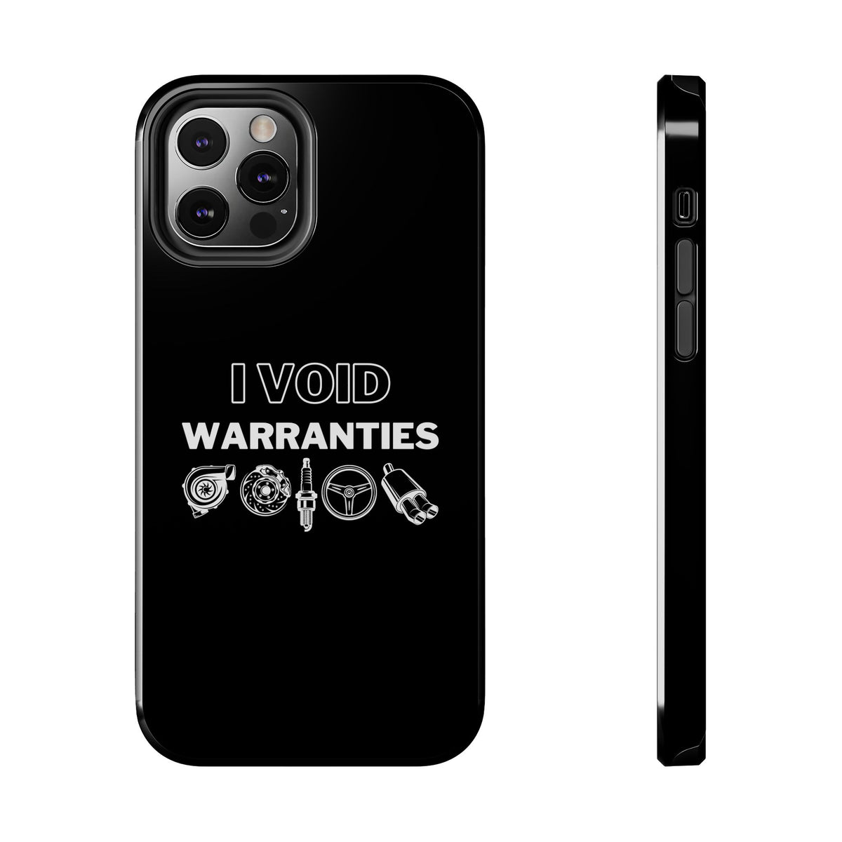 Void Warranties Phone Case shirt color variant - car guy gift