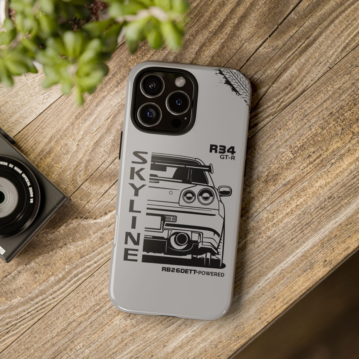 R34 Skyline GTR BNR34 Godzilla Tough Phone Case | JDM Car Gift