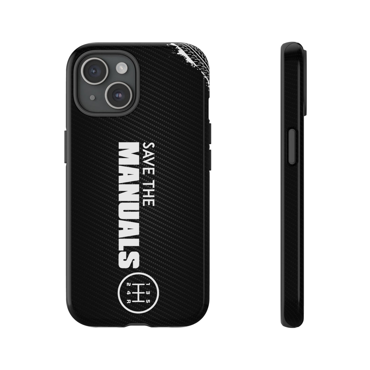 Save The Manuals Tough Phone Case | Manual Transmission Car Guy Gift