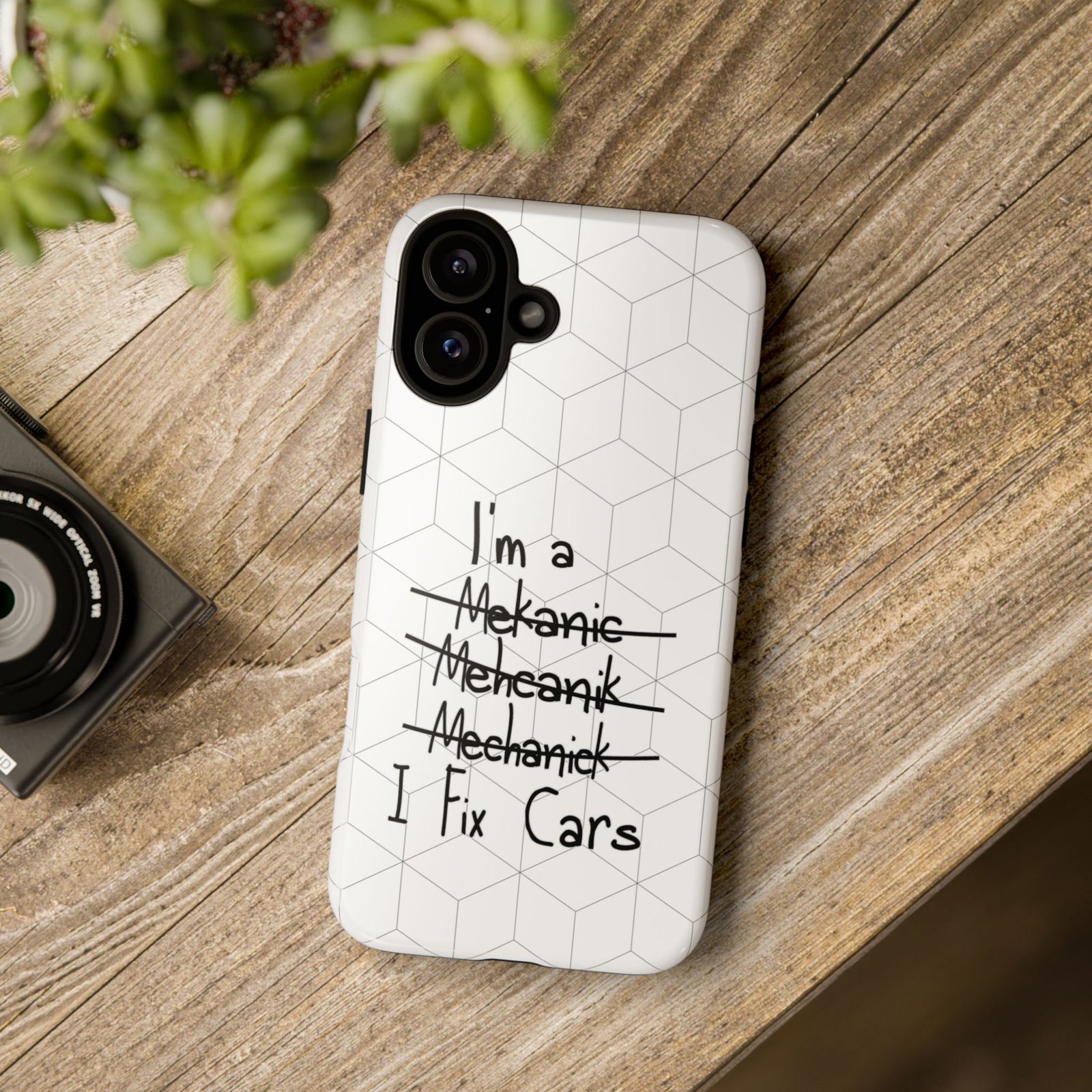 Mechanic I Fix Cars Funny Tough Phone Case | Car Guy Gift