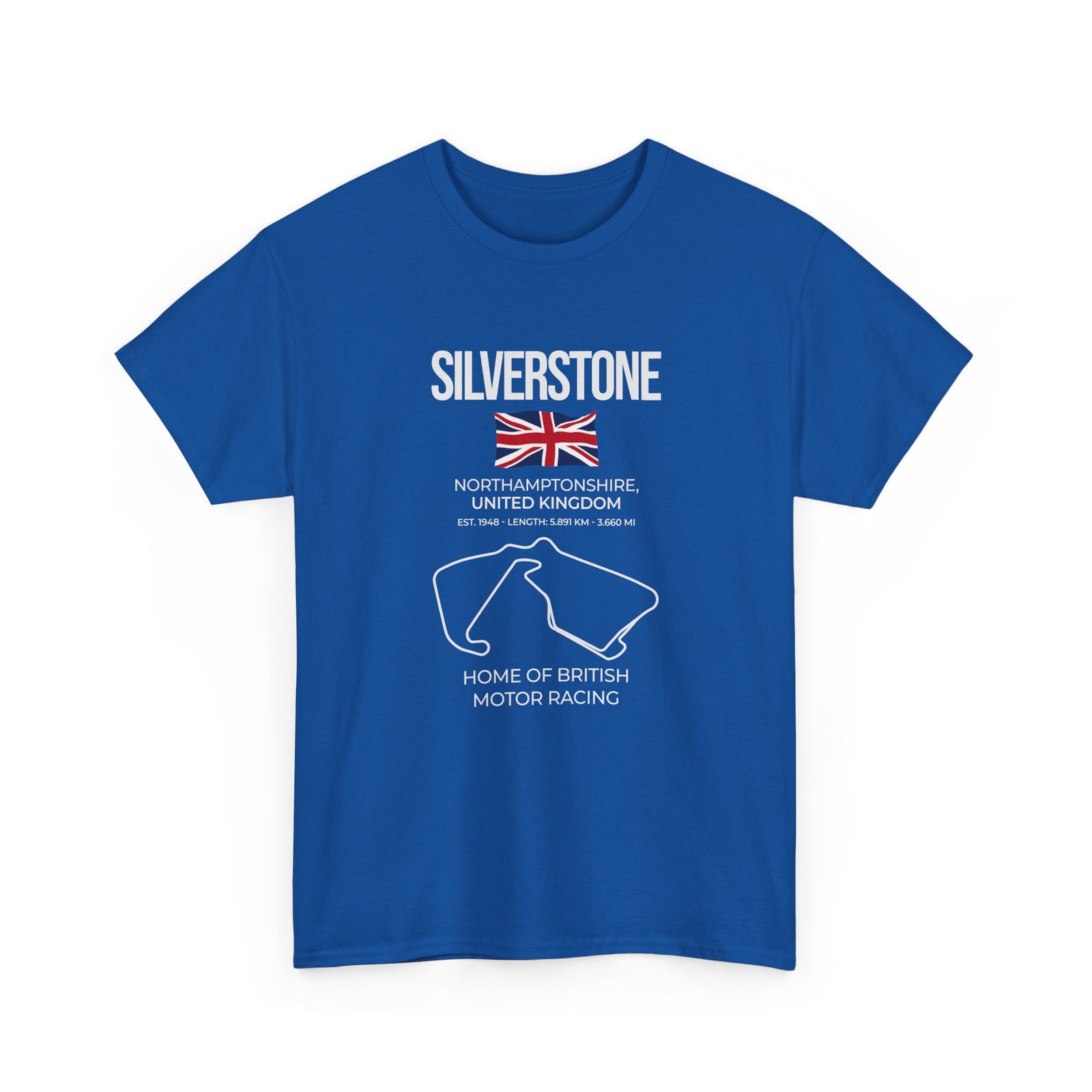 Silverstone Race Track T-Shirt | British Grand Prix Circuit Motorsport Tee