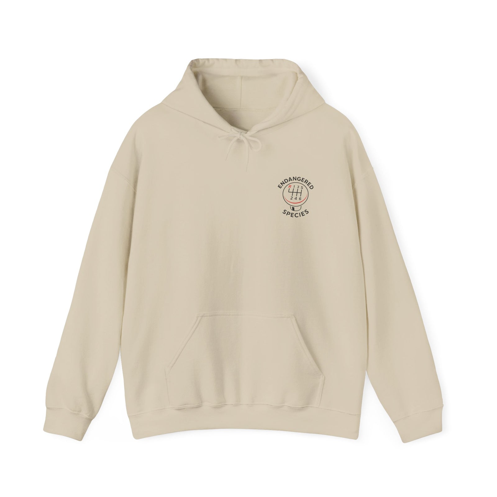 Endangered Species Stick Shift Hoodie - manual transmission car enthusiast gift pullover