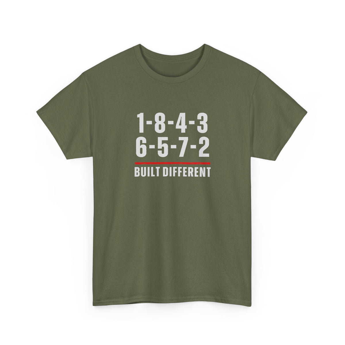 Built Different V8 Firing Order Graphic T-Shirt