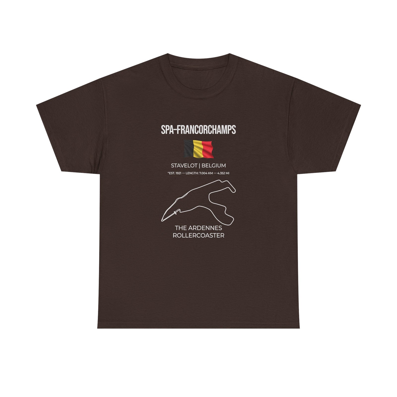 Spa-Francorchamps F1 Racing Track T-Shirt