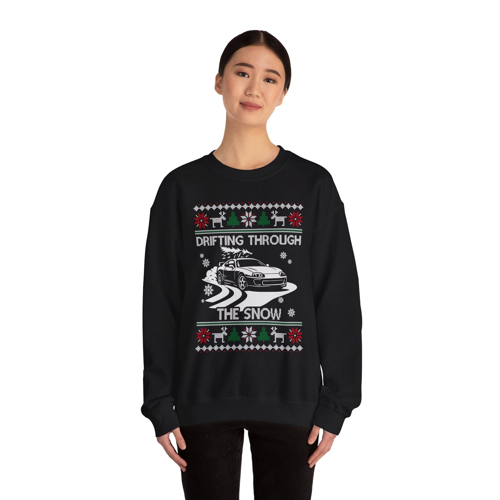 Christmas Drifting JDM Legend Crewneck Sweatshirt