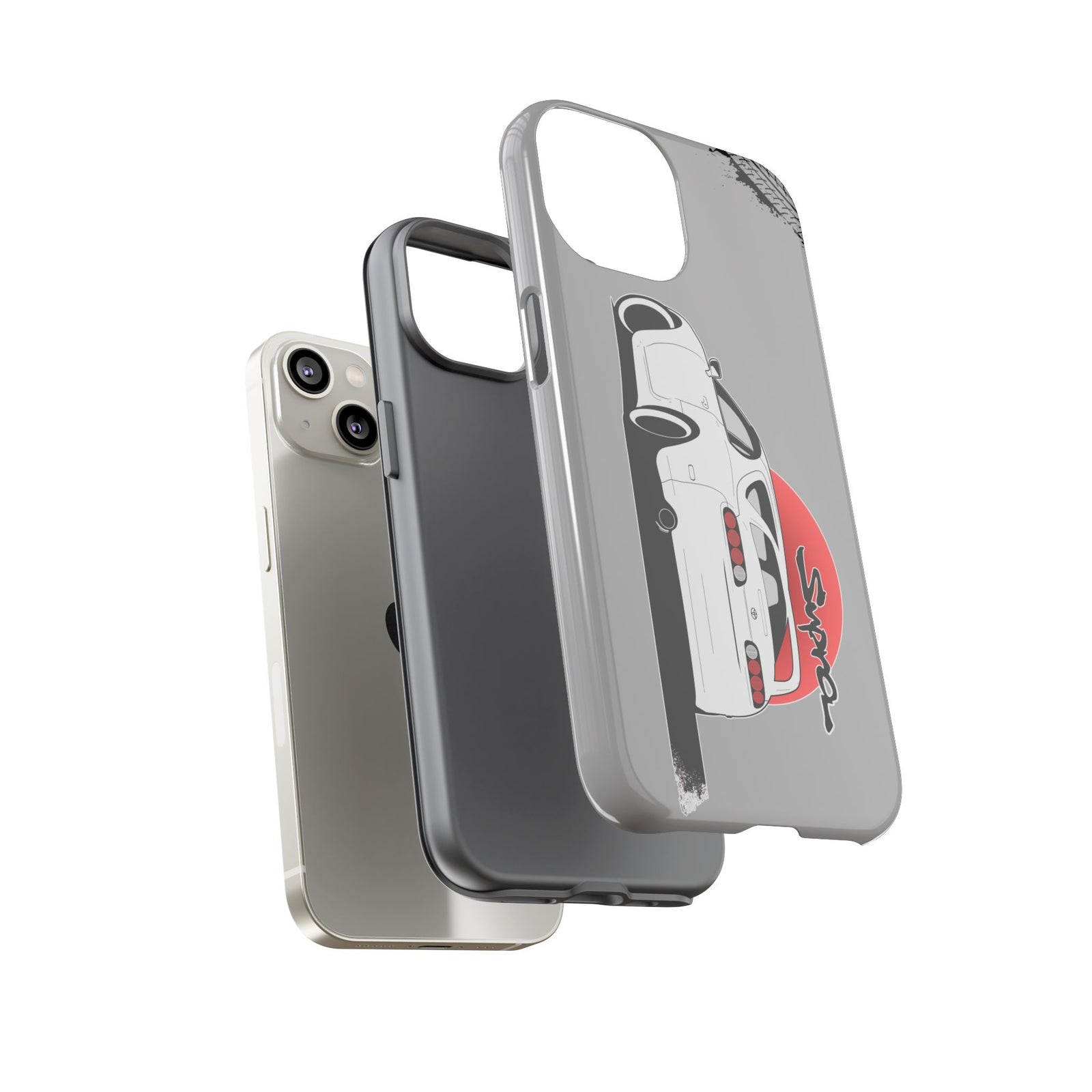MKIV A80 Supra 2JZ Beast Tough Phone Case - iPhone 14, glossy, dual-layer protection