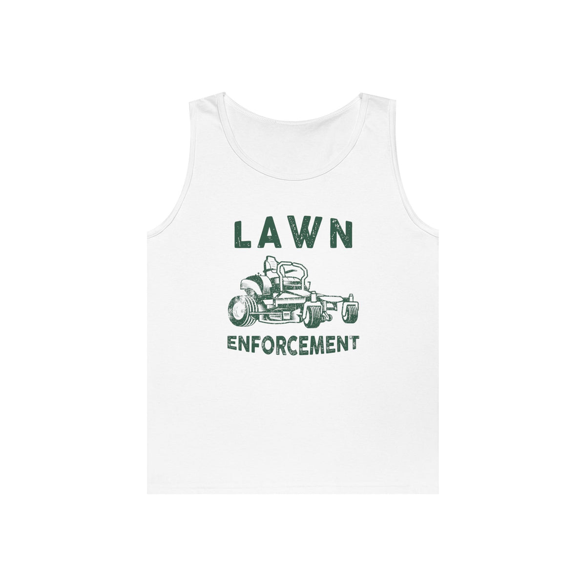 Lawn Enforcement Officer tank top - funny mowing gift sleeveless shirt