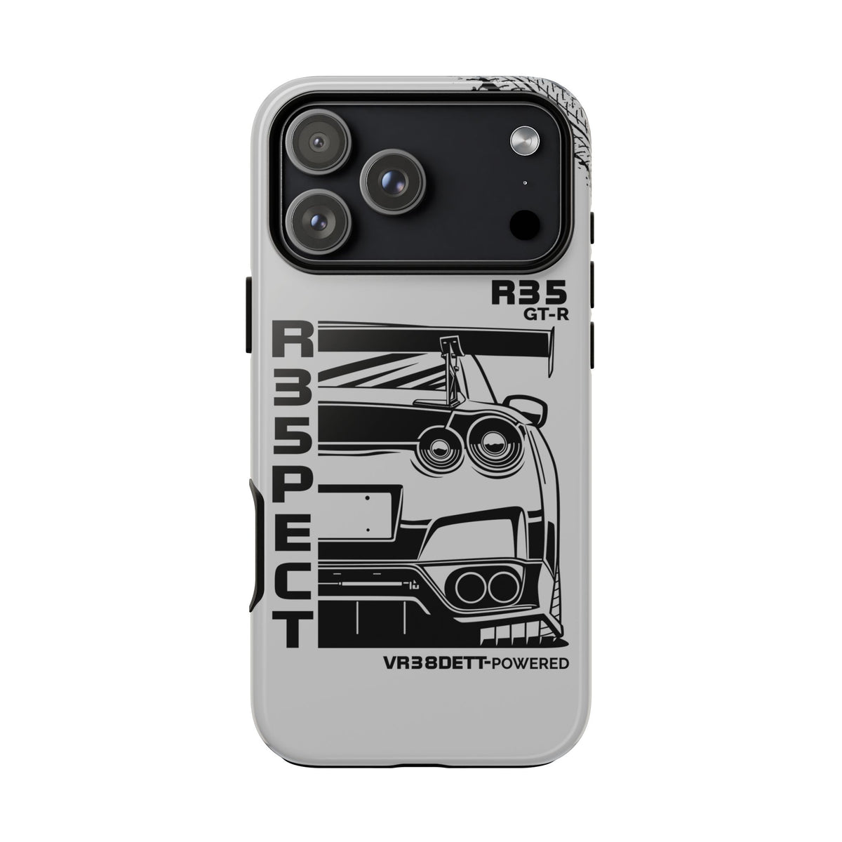 JDM Front View Tough Phone Case - iPhone 17 Pro Max, glossy, front view