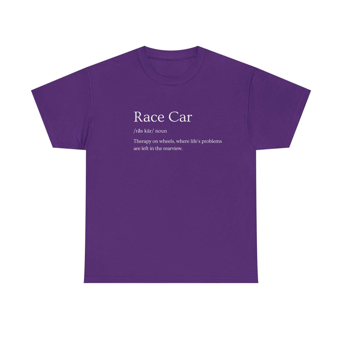 Race car definition tee - motorsport shirt for car enthusiasts