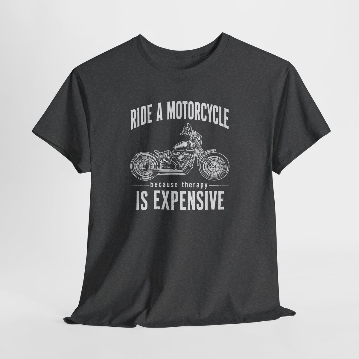 Cruiser motorcycle t-shirt fabric detail