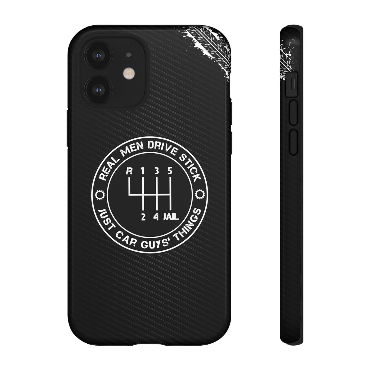 Real Men Drive Stick Manual Transmission Tough Phone Case | Car Guy Gift