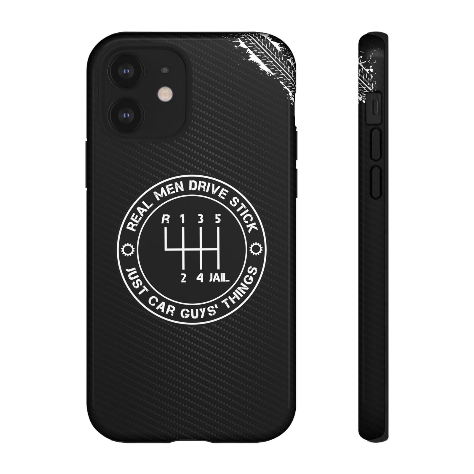 Real Men Drive Stick Manual Transmission Tough Phone Case | Car Guy Gift