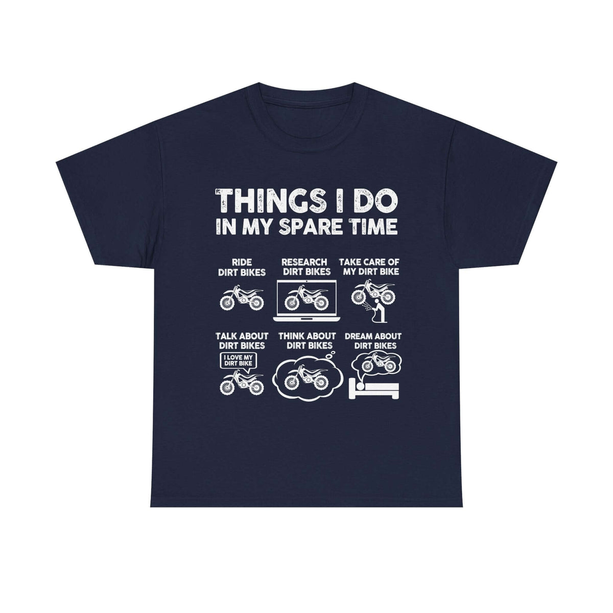 Things I Do in My Spare Time Dirt Bike T-Shirt t-shirt - unique gift for car lovers